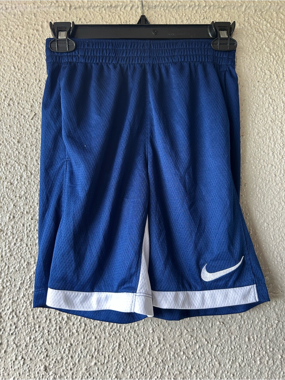 Nike Royal Blue Boys' Athletic Shorts with White Trim Medium NWT